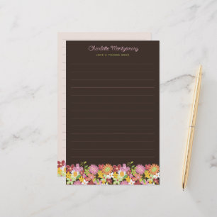 Veerbloemen Eigen papier