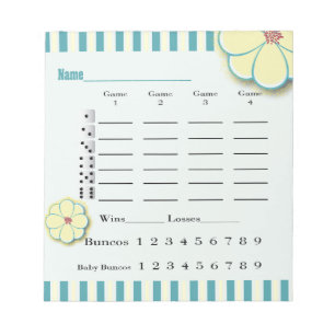 Veerbloemige bunkerplaat notitieblok