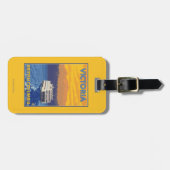 Veerboot en Bergen - Victoria, BC Canada Bagagelabel (Voorkant horizontaal)