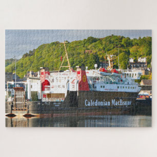 veerboot in Oban, western Schotland Legpuzzel