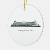 veerboot keramisch ornament (Links)