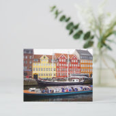 veerboot met nyhavn briefkaart (Staand voorkant)