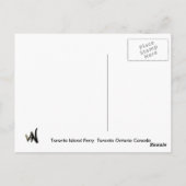 Veerboot op het eiland Toronto Briefkaart (Achterkant)