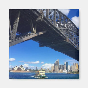 veerboot van de brug over sydney magneet
