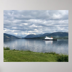 Veerboot varen naar Rothesay Bay, Isle of Bute op Poster