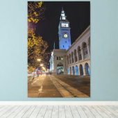 veerbootgebouw canvas afdruk (Insitu (Houten vloer))