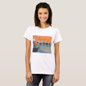 veerboten in de haven t-shirt (Voorkant volledig)