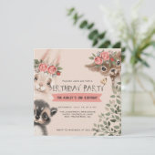 Veerdaagse kalkoenen kaart (Staand voorkant)