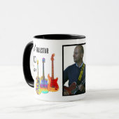 Veerdag Guitar Pap Foto Mok (Voorkant links)