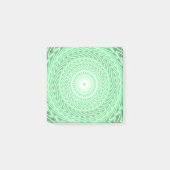Veergroene cirkels post-it® notes (Voorkant)