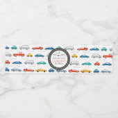 Veerjarige verjaardag van modern stadsvervoer waterfles etiket (Enkel label)