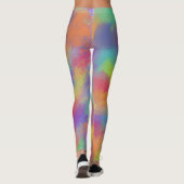 Veerkleuren Schouderblad Leggings (Achterkant)