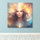 veerkracht canvas afdruk (Insitu (Houten vloer))