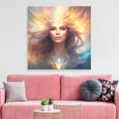 veerkracht canvas afdruk (Insitu (Woonkamer))