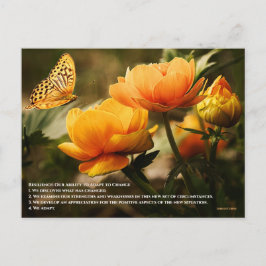 Veerkracht: Ons vermogen om zich aan te passen aan Briefkaart