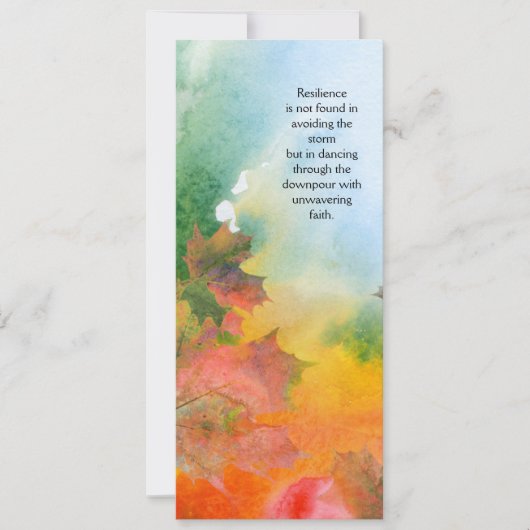 Veerkrachtige Kaart (Voorkant)