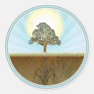 veerontwerp ronde sticker