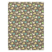 veerpatroon met oostereieren, vogels tafelkleed (Voorkant)