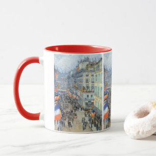 Veertien juli, Rue Daunou door Childe Hassam Mok