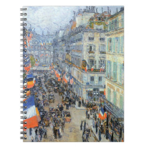 Veertien juli, Rue Daunou door Childe Hassam Notitieboek