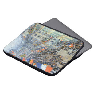 Veertiende juli, rue Daunou door Childe Hassam Laptop Sleeve