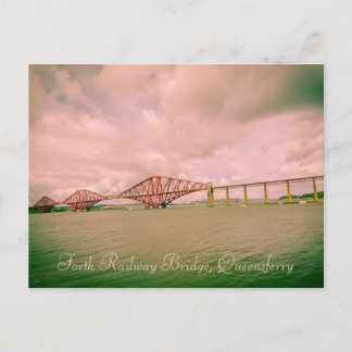 Veertiende spoorwegbrug bij Edinburgh, briefkaart