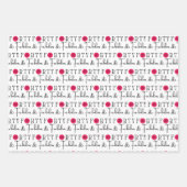 Veertig en Fabulous Birthday Wrapping Sheets Inpakpapier Vel (Voorkant)