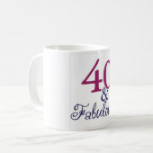 veertig en geweldig koffiemok (Voorkant links)