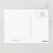 Veertig & Fabulous - Geboortekaart 40ste verjaarda Briefkaart (Achterkant)