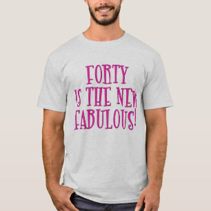 Veertig is de Nieuwe Fabulage Producten T-shirt