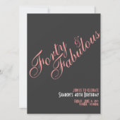 Veertig jaar uitnodiging (Voorkant)