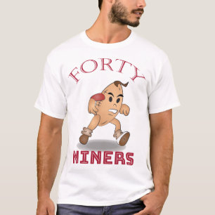 Veertig negers Amerikaans Football Mascotte Teken T-shirt