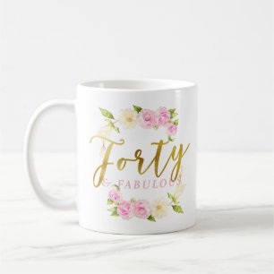 Veertig roze goudhaver koffiemok