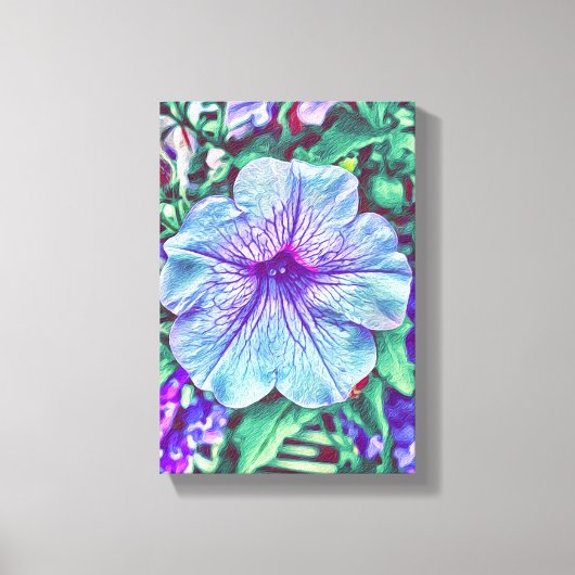 Veertuinbloemen Canvas Afdruk (Voorkant)