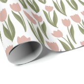 Veertulpdradenpapier Cadeaupapier (Rol Hoek)