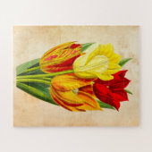 Veertulpen Legpuzzel (Horizontaal)