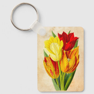 Veertulpen Sleutelhanger
