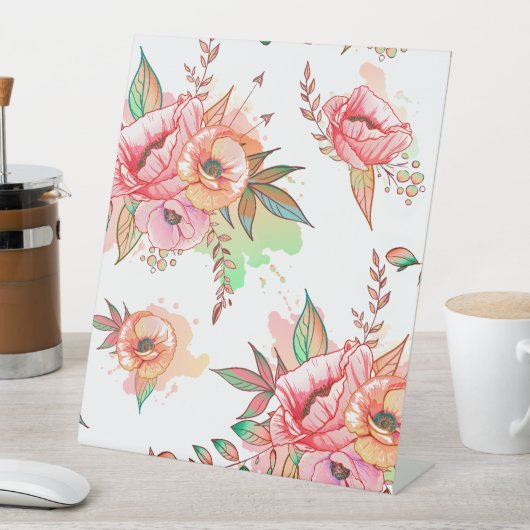 veerventilator reclamebord met voetstuk (Insitu)