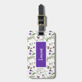 Veervloeren Gepersonaliseerd Bagagelabel (Voorkant verticaal)