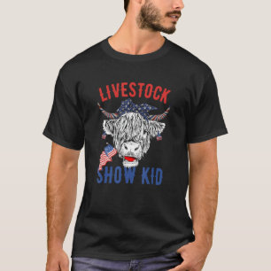 Veeshow Jongen Laat Koeien Zien Op De Beurs T-shirt