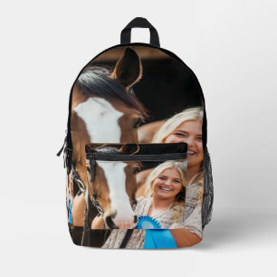 Veeshow Paard Foto Aanpassen Bedrukte Rugzak