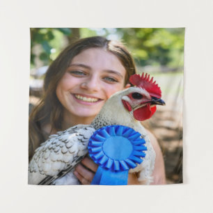 Veeshow Pluimvee Foto Aanpassen Wandkleed