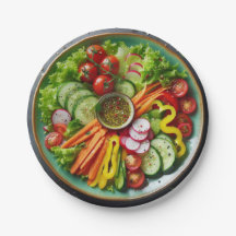 Veg Salad Paper Bord