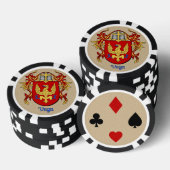 Vega Heraldic Arms Poker Chips (Opstapeling)