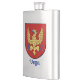 Vega Heraldic Shield Heupfles (Links)