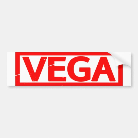 Vega Stempel Bumpersticker (Voorkant)