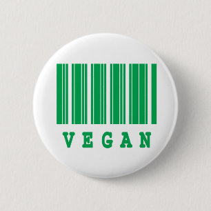 vegaanbarcodeontwerp ronde button 5,7 cm