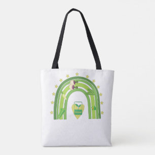 vegaanregenboog T-Shirt Draagtas