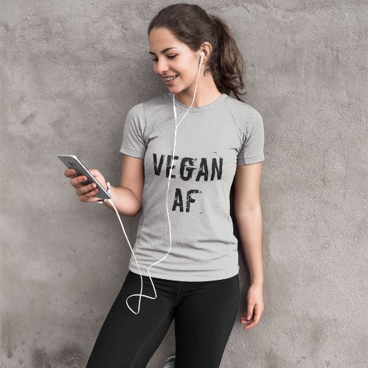 Vegan AF Funny T-shirt