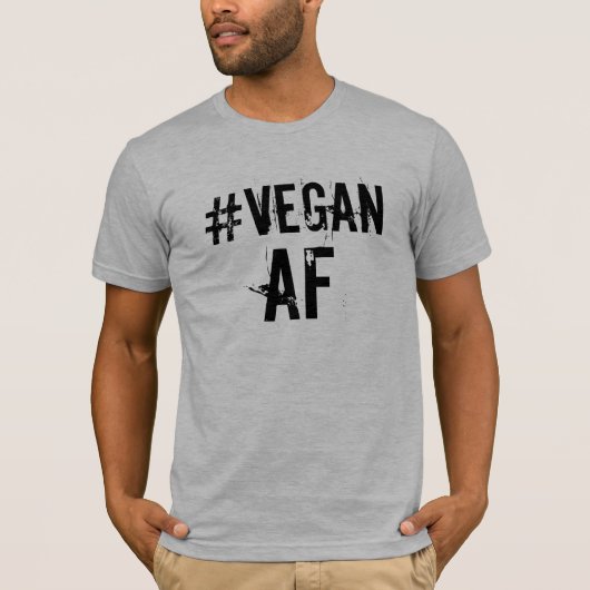Vegan AF Shirt (Voorkant)